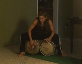 Drumming to ‘Hallelujah Shri Ram’